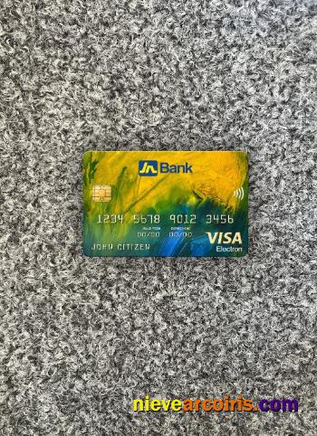 Jamaica National Bank visa electron card photolook